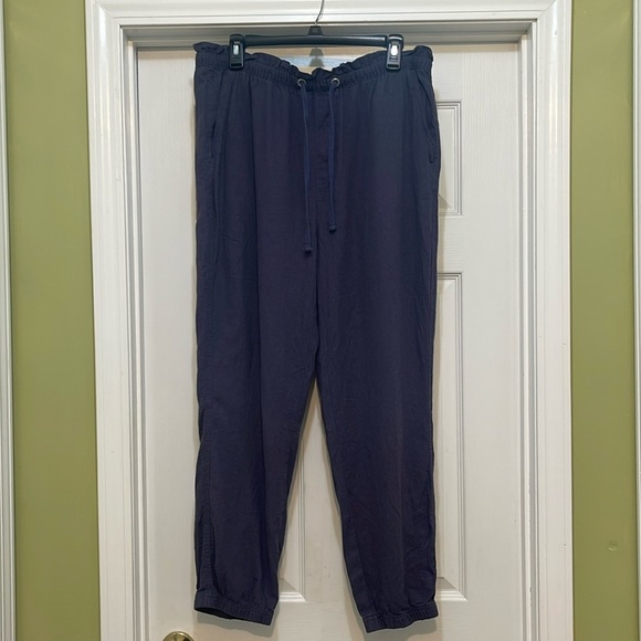 Social Standard by Sanctuary - blue/gray linen blend jogger pant - size XL - Picture 1 of 5